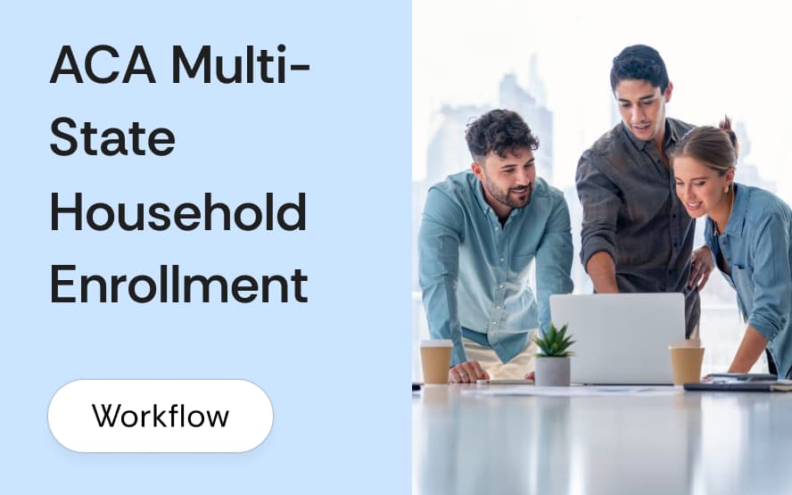 ACA multi-state household enrollment: when family members live in different states