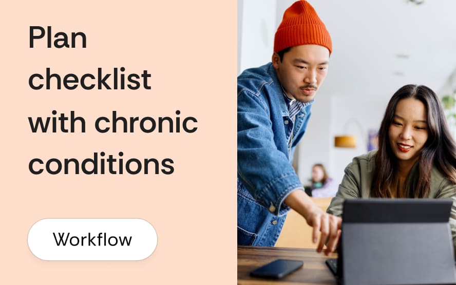 ACA plan selection checklist for clients with chronic conditions
