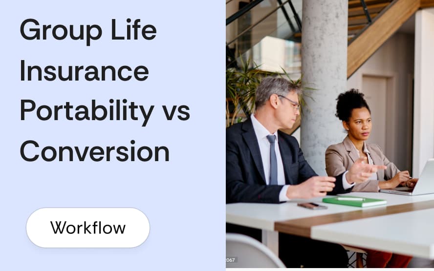 Group life insurance portability vs conversion at job separation: the 31-day clock, the cost difference, and what actually protects your client