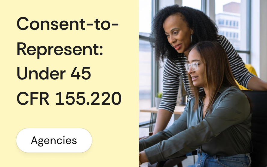 ACA broker consent-to-represent requirements under 45 CFR 155.220