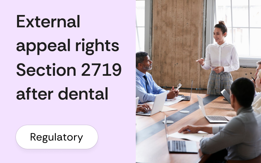 ACA external appeal rights: what Section 2719 requires and the broker workflow after a claim denial