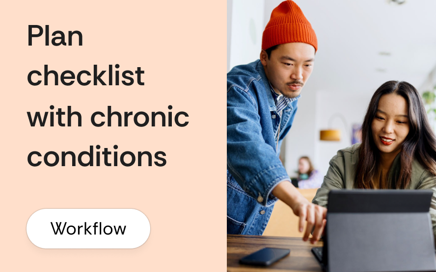 ACA plan selection checklist for clients with chronic conditions