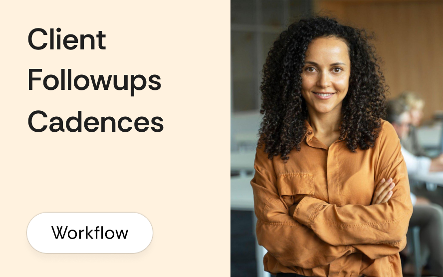 Client follow-up cadences that do not feel spammy